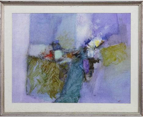 PRINT AFTER DRUMMOND MAYO (SCOTTISH b. 1929),LILAC INTERIORprint on paperimage size 41.5cm x 55cm, overall size 54cm x 67cm M