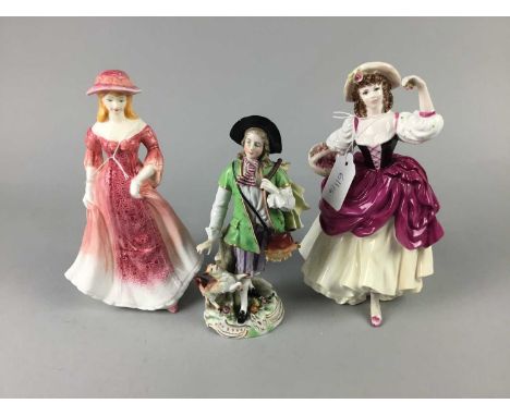 ROYAL WORCESTER FIGURE OF 'THE FAIREST ROSE',along with five other figures (6)