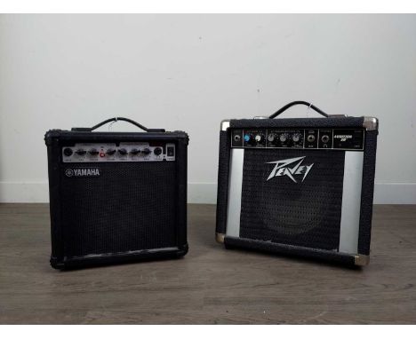 YAMAHA AMPLIFIER,along with a Peavey amplifier (2)