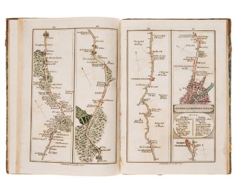 London.- Cary (John) Cary's Survey of the High Roads from London to Hampton Court, Ware, Bagshot..., first edition, two gener