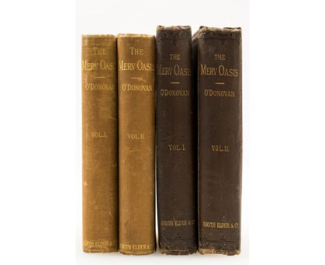 Persia.- O'Donovan (Edmond) The Merv Oasis, 2 vol., first edition, half-titles, frontispiece to vol. 1 only, 10 plates of whi