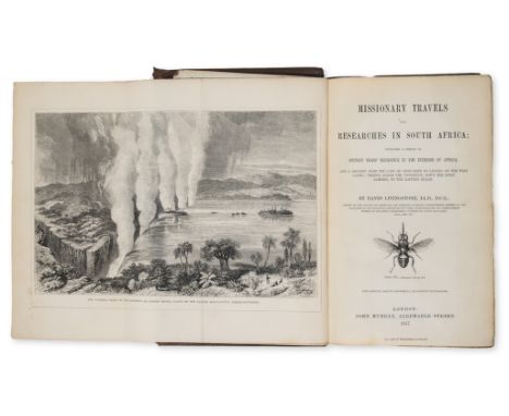 NO RESERVE Africa.- Livingstone (David) Missionary Travels and Researches in South Africa, first edition, folding wood engrav