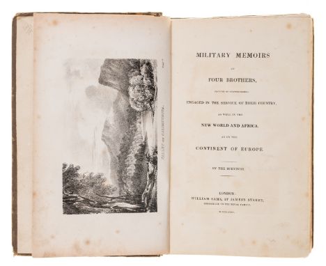 NO RESERVE Voyages.- [Fernyhough (Thomas)] Military Memoirs of Four Brothers (natives of Staffordshire) engaged in the servic