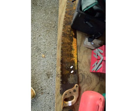 VINTAGE WOOD SAW