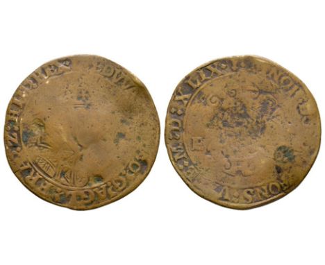 Dated 1549 AD. Copying second issue, Tower mint. Obv: profile bust with EDWARD VI D G AGL FRA Z HIB REX legend with 'arrow' m