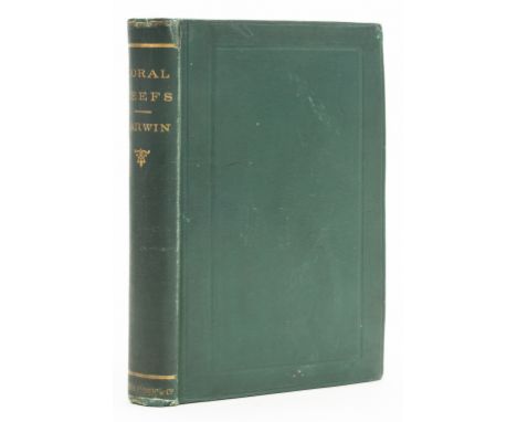 Darwin (Charles) The Structure and Distribution of Coral Reefs, second edition, revised, 3 folding maps, illustrations, publi