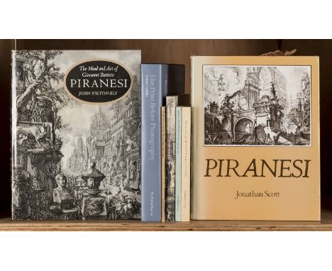 NO RESERVE Prints.- Wilton-Ely (John) The Mind and Art of Giovanni Battista Piranesi, 1978 § Scott (Jonathan) Piranesi, New Y
