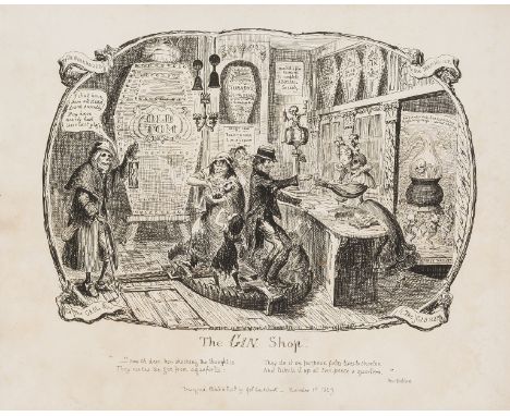 Cruikshank (George) Phrenological Illustrations, or an Artist's View of the Craniological System of Doctors Gall and Spurzhei