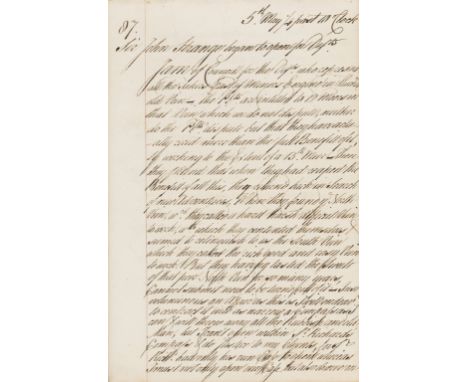 NO RESERVE Mining.- [Legal case], manuscript, 191pp. only of 193 &amp; 4pp. Index excluding blanks, lacks first 2pp., ruled i