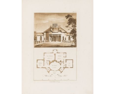 Architecture.- Plaw (John) Ferme ornée; or, rural improvements. A series of domestic and ornamental designs, suited to parks,