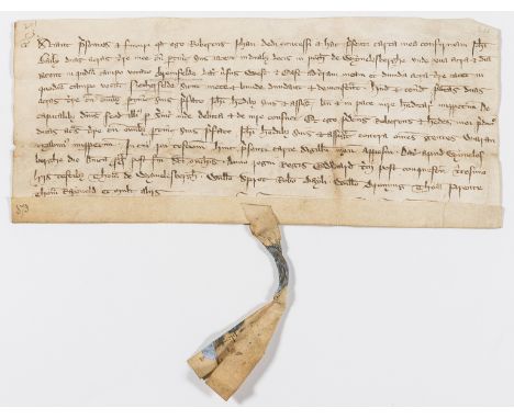 Kent, Willesborough.- Charter, I Robert John have conceded and granted to John Baily Rejaud of two acres of land in the paris