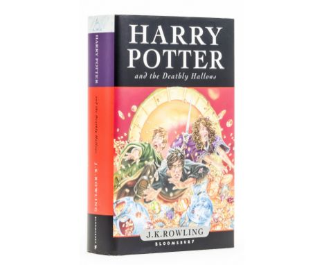 Rowling (J.K.) Harry Potter and the Deathly Hallows, first edition, signed by the author 'To Laura' on title, with hologram s