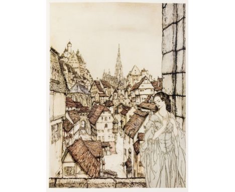 Rackham (Arthur).-  Poe (Edgar Allan) Tale's of Mystery &amp; Imagination, pictorial endpapers, 12 coloured plates by Rackham