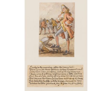 Original Illustration.- Dalziel (Thomas, 1823-1906) Some Simple Scrappy Sketches Everybit Wrought And Writ by Thomas B.G.S. D
