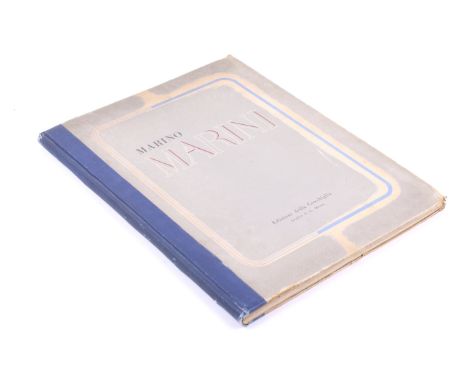 Marino Marini, Pittori e scrittori italiani contemporanei. Monografie a cura di Giampiero Giani. Vol. II, pub. Casa Editrice 