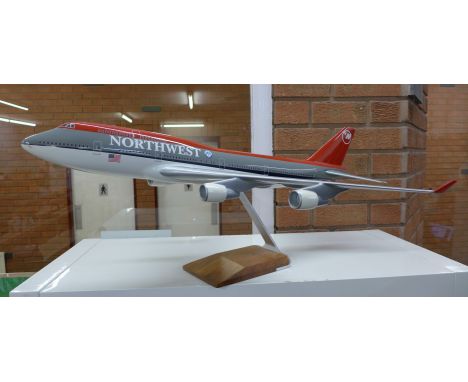 A Pacific Miniatures Northwest model aeroplane, 27" length 