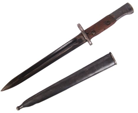 An original WWII Second World War Eastern European AN1417 Yugoslavian M1948 rifle bayonet. '39243' marked on handle. Within i