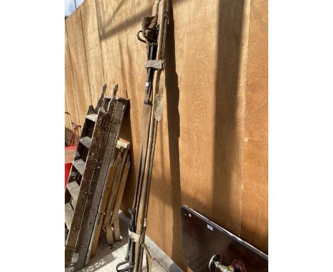 A VINTAGE ARMY STRETCHER 