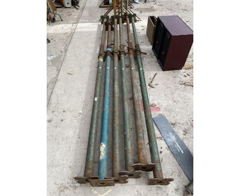 A GROUP OF SIX ACRO PROPS 