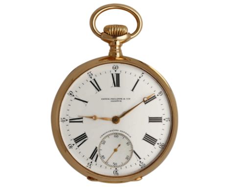 PATEK PHILIPPE TaschenuhrLepine Gondolo und Labouriau in Gelbgold 18K "Chronometro Gondolo" mit Lünette in Gelbgold 18K.Uhrwe