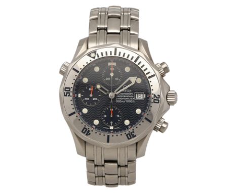 OMEGA HerrenarmbanduhrSeamaster Professional Chronometer in Stahl mit Lünette in Stahl und 60 min. Index.Uhrwerk Automatik mi