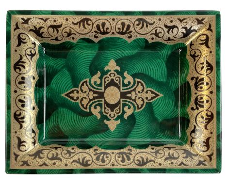 (*) Patek Philippe: Limitierte neuwertige Limoges Porzellan Schale, Kollektion 2010.Diese Schale wurde in Zusammenarbeit zwis