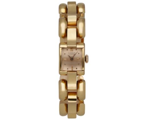 GÜBELIN DamenarmbanduhrAttraktives Design in Gelbgold 18K mit modischem Gliederarmband in Gelbgold 18K sowie Gold-Lünette.Uhr