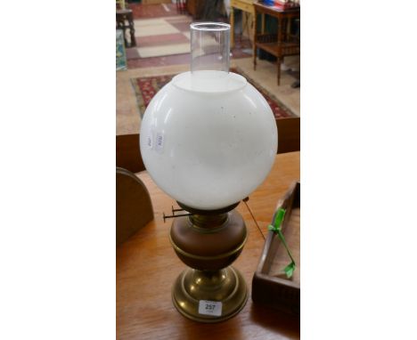 Brass oil lamp 