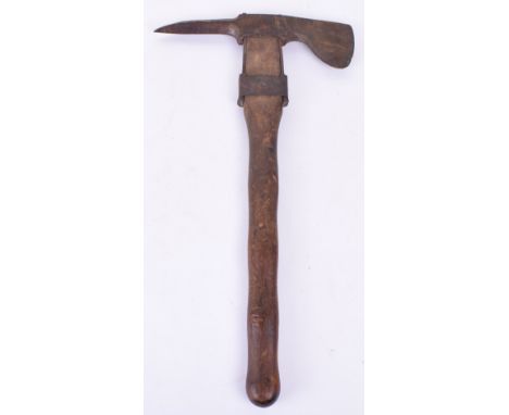 Pioneer / Trench Axe, some abrasions to the wood haft, head good, traces of field grey paint evident.