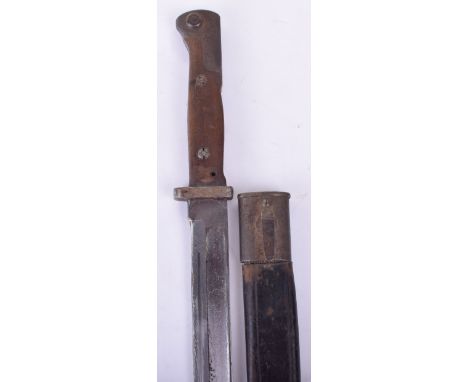 German M.84/98 Bayonet, excellent blade clearly marked crown ‘W’ over ‘87’ with Imperial acceptance stamped, good grips, regi