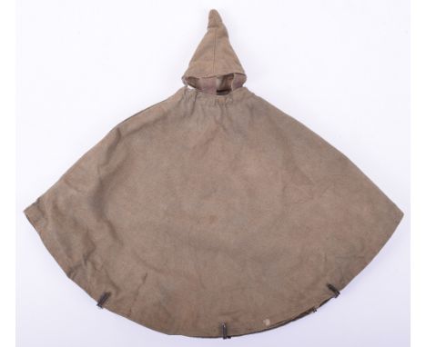 Other Ranks Pickelhaube Trench Cover, excellent condition large size cover with all helmet attachment hooks fitted, no visibl