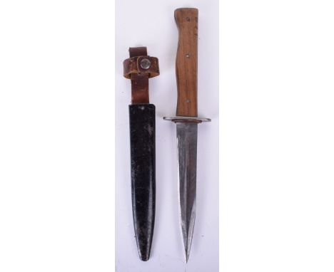 Imperial German Fighting Knife, overall length 29cms. Superb blade, slight evidence of sharpening but has not lost its profil
