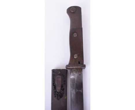 KAR98 Bayonet, marked ‘17’ with ‘W’ and crown above Imperial German acceptance stamp. Maker marked ‘Richard Herder, Solingen’