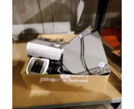 Mixed electrical items including Roberts cassette recorder, DVD player, etc. Not available for in-house P&amp;P