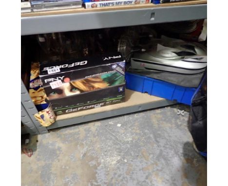 Mixed items to include Lego, Jenga, RC hovercraft and Nvidia GeForce GT520 GPU. Not available for in-house P&amp;P