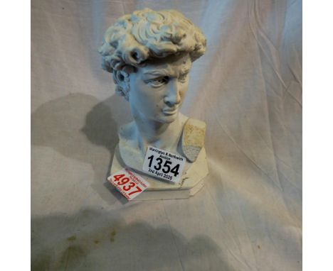 Michelangelo bust figurine. Not available for in-house P&amp;P 