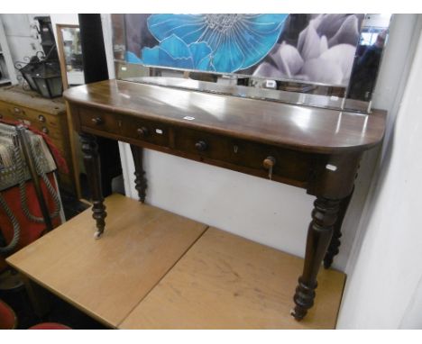 19th century mahogany console table