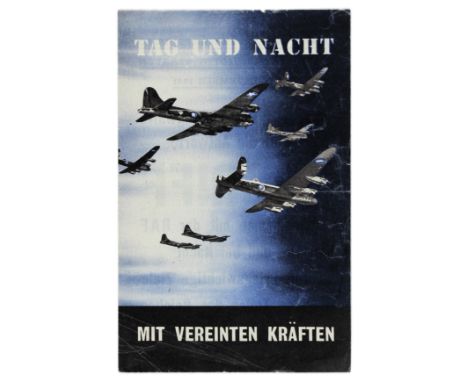 Original vintage airborne leaflet propaganda flyer issued in Great Britain to be dropped over the Nazi troops. It is entitled