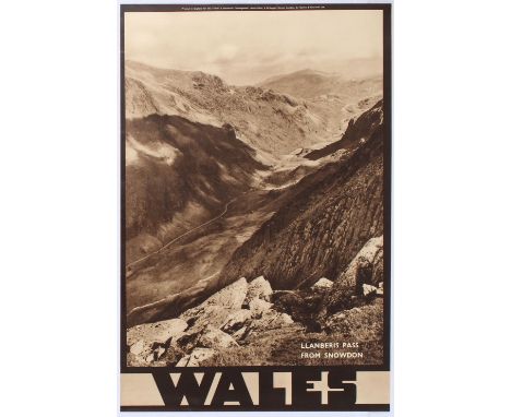 Group of five original vintage travel posters advertising destinations in Great Britain. 1. Original vintage travel advertisi