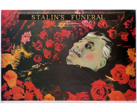Stalin's Funeral Rare English-language original vintage movie poster: Stalin's Funeral. Stalin's Funeral is a 1990 Soviet dra
