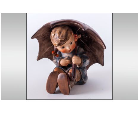 Hummel Figure ' Girl with Umbrella ' 15270. 4.5 Inches High. 