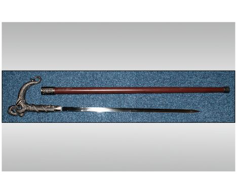 modern sword walking stick