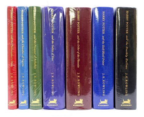 Rowling, J. K. Harry Potter. Deluxe Editions. A complete set of first deluxe editions comprising: Harry Potter and the Philos