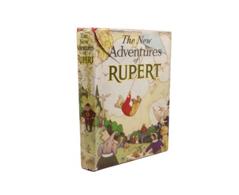 Bestall, Alfred. The New Adventures of Rupert, first edition of the first Rupert Annual, Daily Express Publications, 1936. Qu