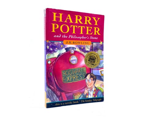 Rowling, J. K. Harry Potter and the Philosopher's Stone, first edition paperback, 24th issue, signed & inscribed by the autho