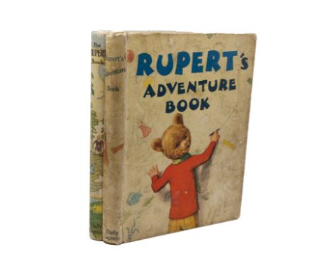 Bestall, Alfred. Rupert's Adventure Book, [1940], first edition of the fifth Rupert Annual, internally good &amp; bright, sli