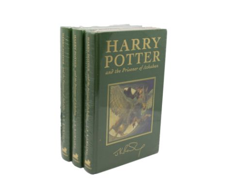 Rowling, J. K. Harry Potter and the Prisoner of Azkaban, first deluxe edition, sealed, London: Bloomsbury, 1999. Three sealed