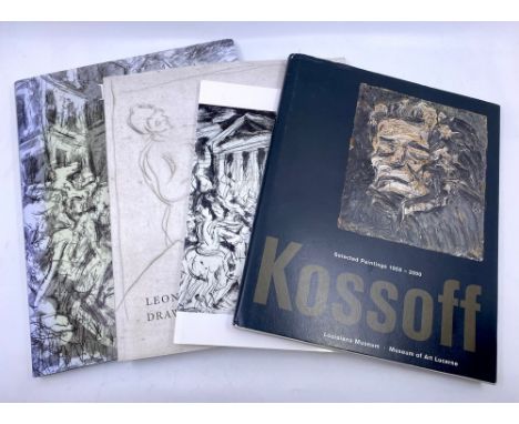 Leon Kossoff: Unique Prints from Paintings at the National Gallery, featuring a loosely-inserted autograph letter signed by L