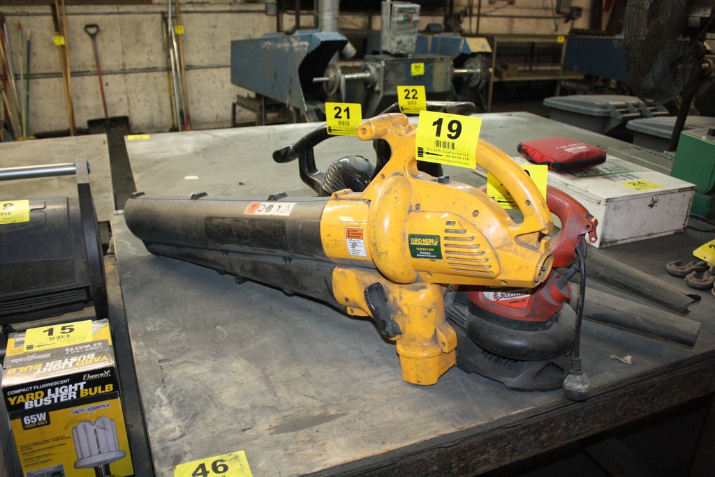 YARDMAN MODEL YMESV 1300 MULCHING, BLOWING & VACUUM