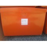 Large lifejacket container with approx. 24 lifejackets